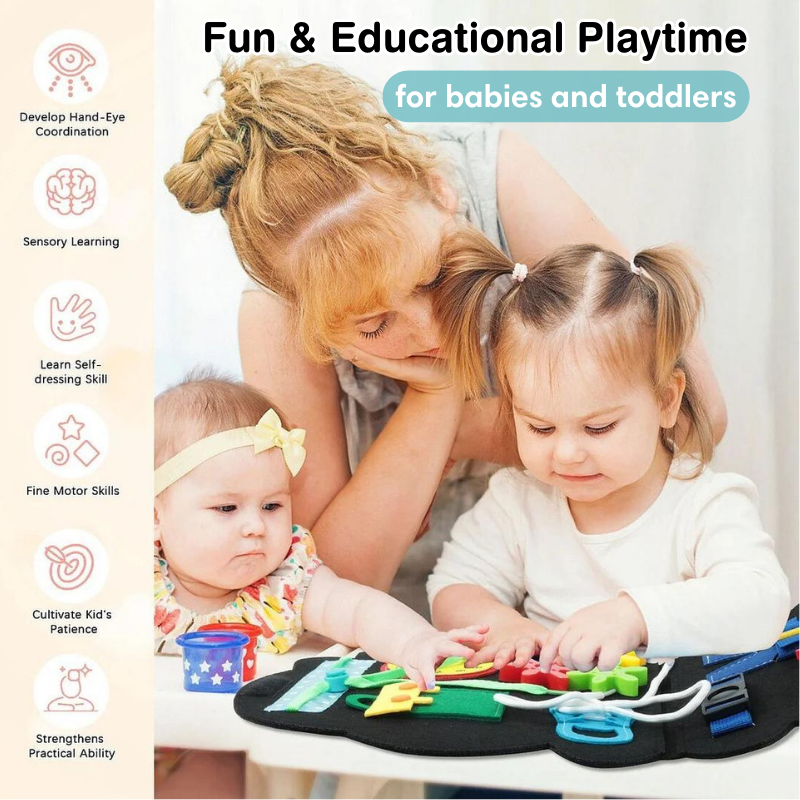 DinoBuddy™️ Montessori Busy Board