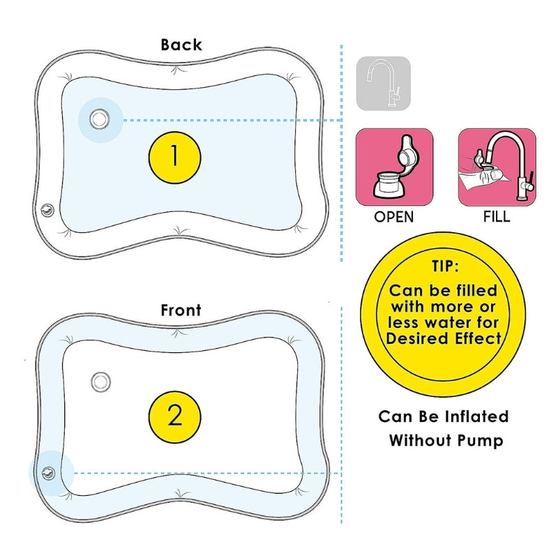 Splashy'Baby Tummy Time Mat